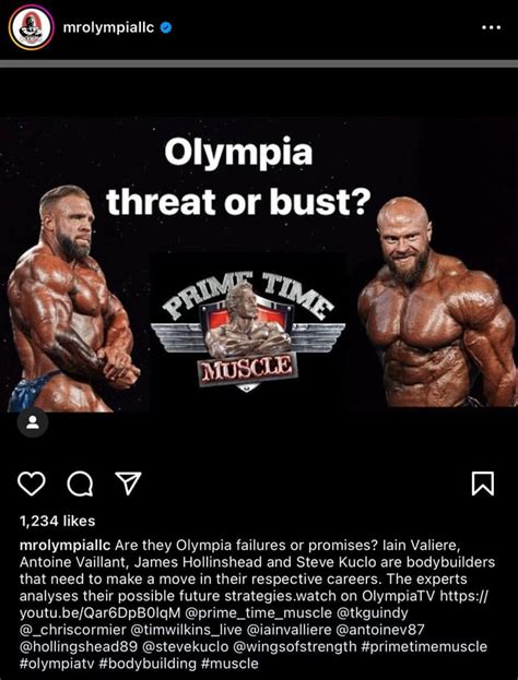 mr olympia instagram